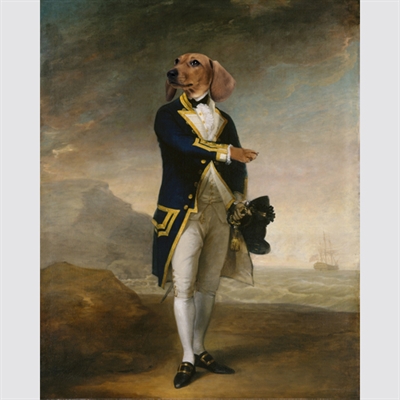 Custom Masterpiece Portrait of Captain John Gell from Photo,by myDaVinci - myDaVinci